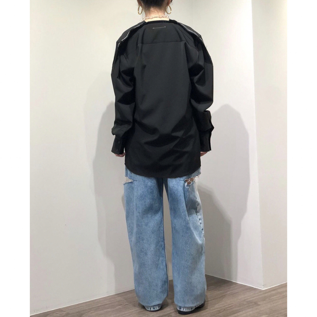 mm6 カラーレス ロングシャツ | estudioalora.com