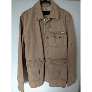 バーバリーブルーレーベル(BURBERRY BLUE LABEL)のBURBERRY ブルーレーベル ミリタリージャケット 茶 L(ミリタリージャケット)