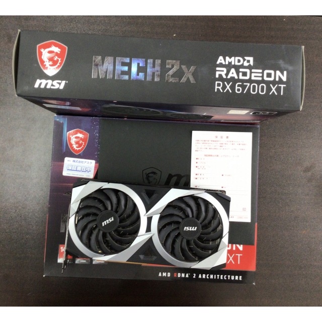 MECH 2X Radeon RX 6700 XT スマホ/家電/カメラのPC/タブレット(PCパーツ)の商品写真