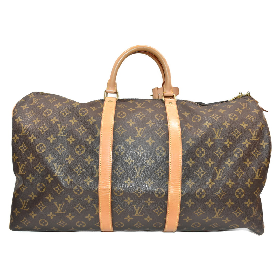 【定番人気★品】 LOUIS VUITTON
キーポル55 M41424 モノグラム/ブラウン系 コーティングキャンバス ボストンバッグ　旅行バッグ　大容量　人気　定番　カジュアル　ユニセックス　おしゃれ 松山久万ノ台店