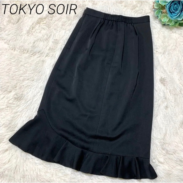 TOKYO SOIR(トウキョウソワール)の【美品】TOKYO SOIR DOLCE プリーツ スカート 良デザイン レディースのスカート(ひざ丈スカート)の商品写真