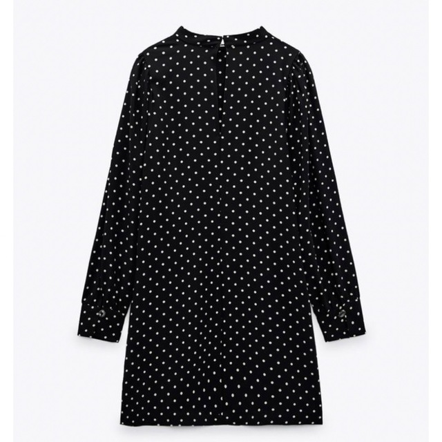 ZARA(ザラ)の【ZARA/ザラ】ドット柄 ミニワンピース◆ショート丈 ワンピース◆M◆水玉 レディースのワンピース(ミニワンピース)の商品写真