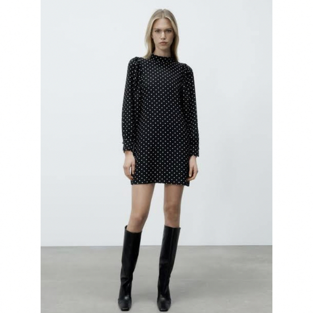 【ZARA/ザラ】ドット柄 ミニワンピース◆ショート丈 ワンピース◆M◆水玉 【ZARA/ザラ】ドット柄 ミニワンピース◆ショート丈 ワンピース◆M◆水玉