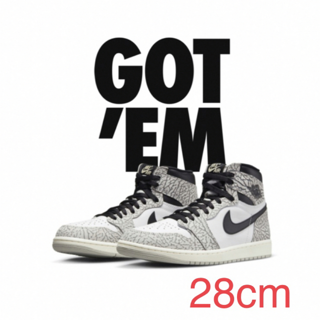 Nike Air Jordan 1 High OG "White Cement"