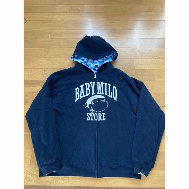 BAPE ベイビーマイロリバーシブルパーカー　L