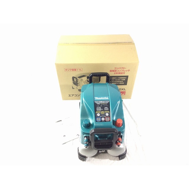 Makita(マキタ)の☆未使用品☆makita マキタ 常圧/高圧 エアコンプレッサ AC500XL 青/ブルー タンク容量11L 67364 自動車/バイクのバイク(工具)の商品写真