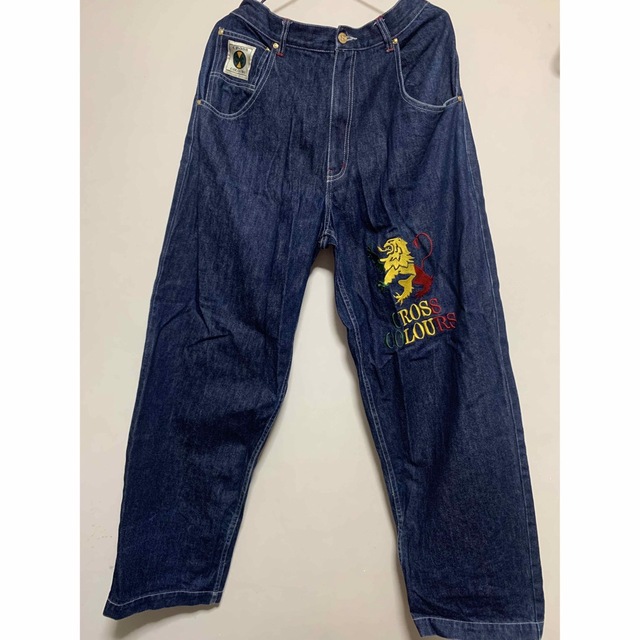 cross colors クロスカラーズ 刺繍デニムパンツ 感謝の声続々! 4800円