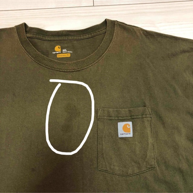 Carhartt カーハート ポケットtシャツ ワンポイントロゴ