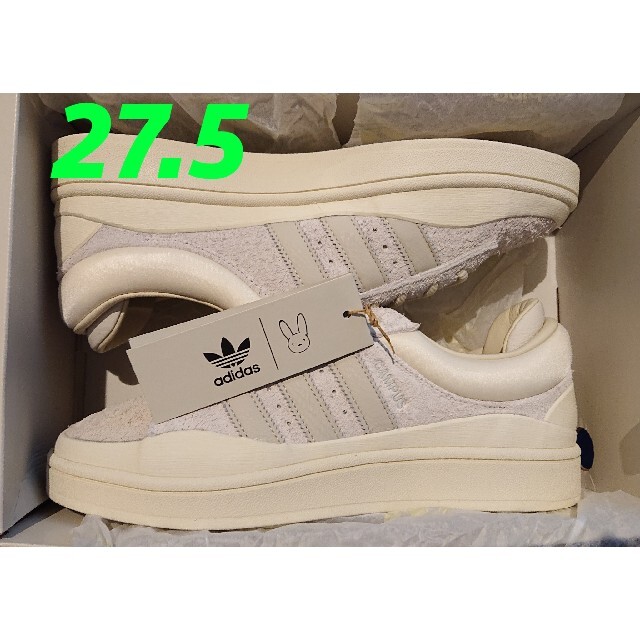 新品未使用 Bad Bunny adidas Campus 27.5ChalkWhite状態