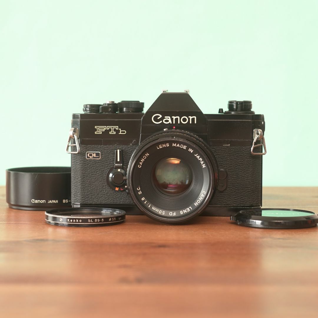 完動品◎CANON FTb-N 50mm F1.8 ブラック フィルムカメラ63 - www ...