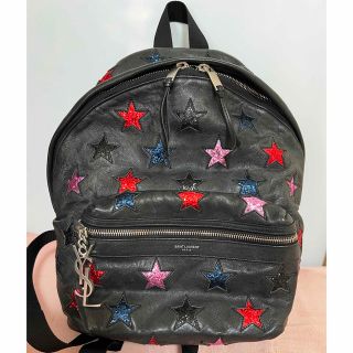 Saint Laurent - サンローランパリ バックパック 黒 キャンバス YSLの