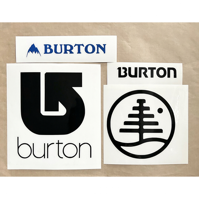 スポーツ/アウトドア◆旧ロゴ◆25㎝◆BURTON バートン カッティングステッカー  山