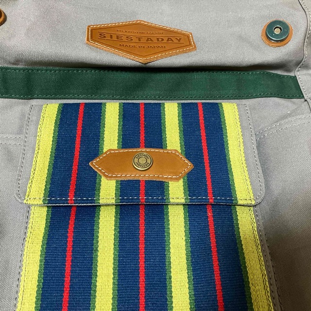 倉敷帆布　富士金梅帆布　SIESTADAYリュック レディースのバッグ(リュック/バックパック)の商品写真