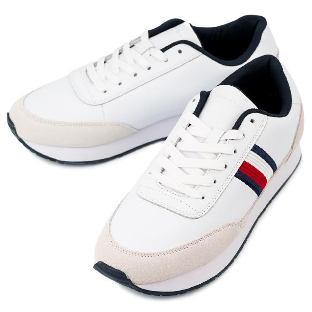 TOMMY HILFIGER(トミーヒルフィガー)のスニーカー トミーヒルフィガー FM0FM04397YBR 29.5cm メンズの靴/シューズ(スニーカー)の商品写真