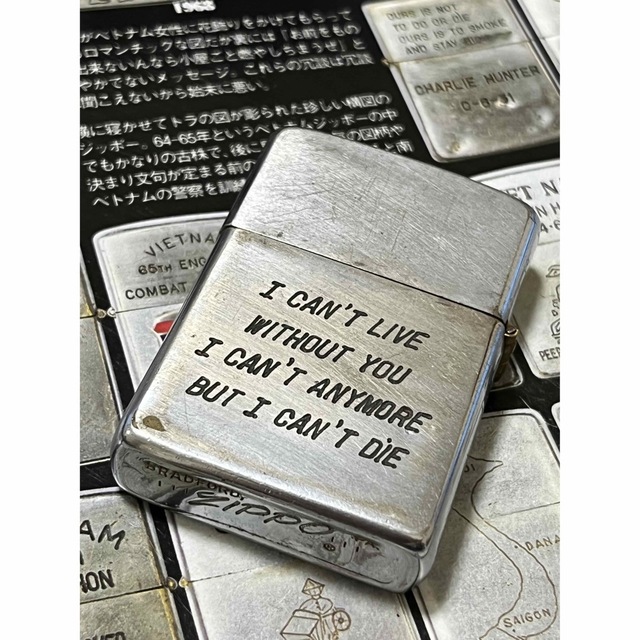 【ベトナムZIPPO】本物 1968年製ベトナムジッポー「韓国海軍特殊戦旅団」