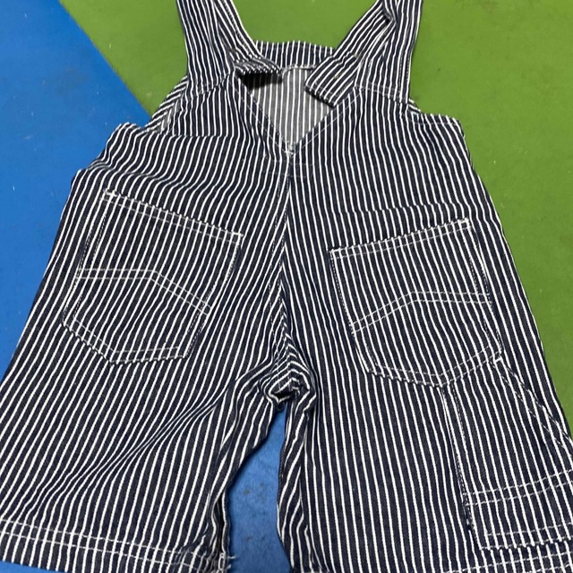 デニムオーバーオール キッズ/ベビー/マタニティのベビー服(~85cm)(カバーオール)の商品写真