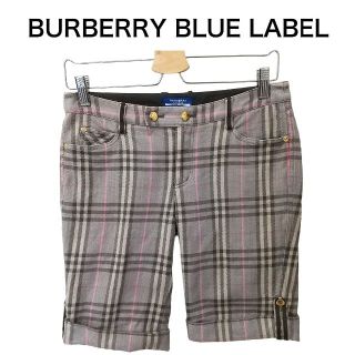 バーバリーブルーレーベル(BURBERRY BLUE LABEL)のBURBERRY BLUE LABEL ロールアップハーフパンツ38約74cm(ハーフパンツ)