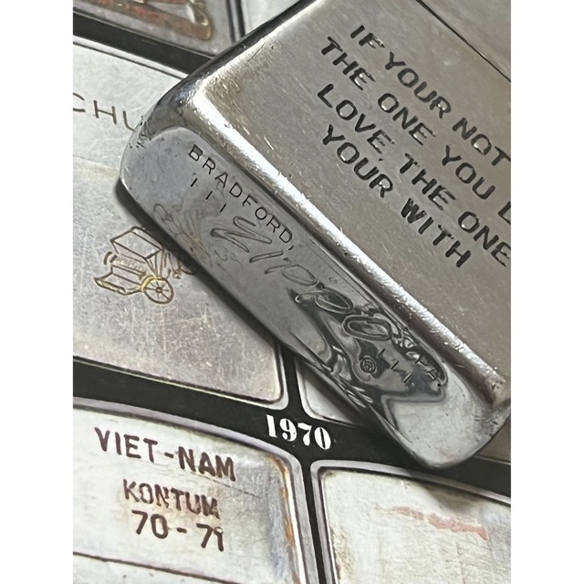 【ベトナムZIPPO】本物 1968年製ベトナムジッポー「ドッグ」BA RIA