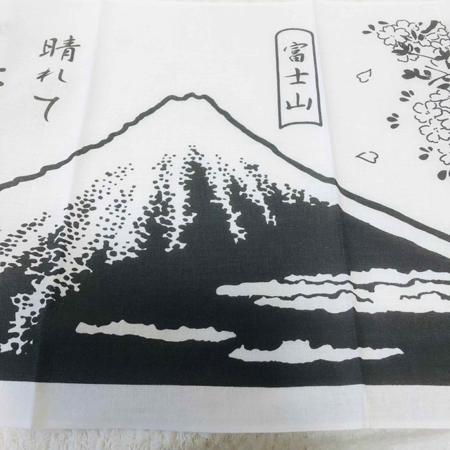 日本手拭い　富士山 インテリア/住まい/日用品の日用品/生活雑貨/旅行(日用品/生活雑貨)の商品写真