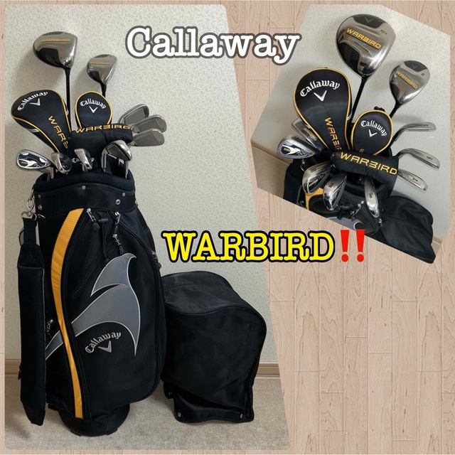 Callaway  WARBIRD 8本　FLEX S 男性　右利き用　人気♪