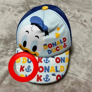 ディズニー(Disney)のドナルド 日除け付きキャップ 50cm(帽子)