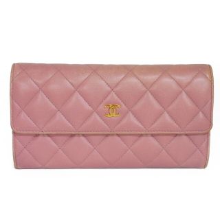 美品 CHANEL ロングウォレット ピンク tv.businessday.ng