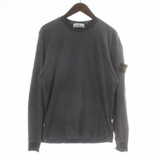 ストーンアイランド(STONE ISLAND)のストーンアイランド Tシャツ ロンT カットソー 長袖 ロゴワッペン L グレー(Tシャツ/カットソー(七分/長袖))