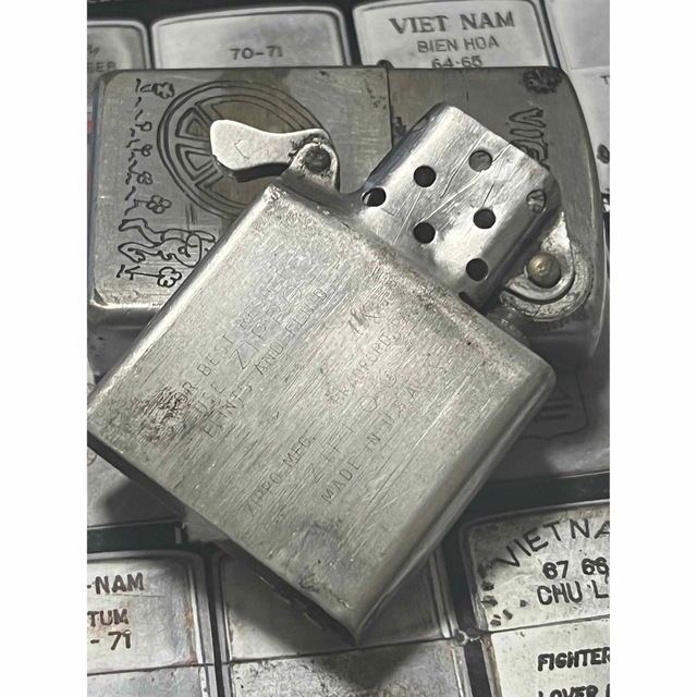 ベトナムZIPPO】本物 1969年製ベトナムジッポー「ピースマーク」TAY