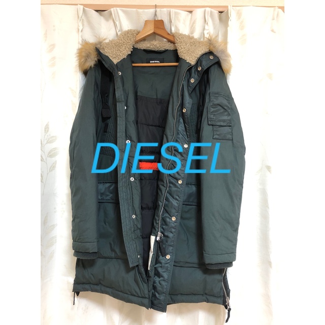 DIESEL ミリタリーロングモッズコート サイズS   フリマアプリ ラクマ