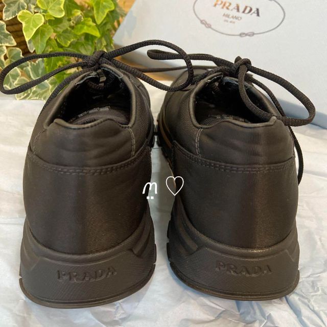 PRADA　プラダ　リナイロン ギャバジンプラックス01スニーカー　37.5