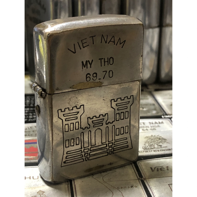 【ベトナムZIPPO】本物 1969年製ベトナムジッポー ヴィンテージ「MP」