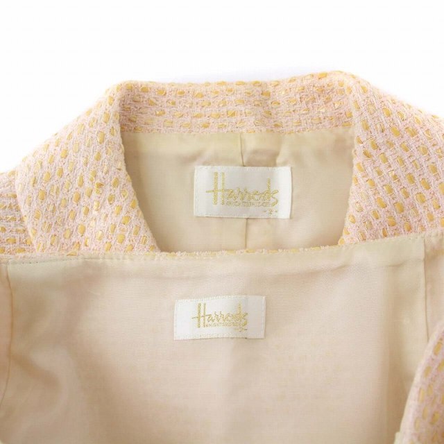 Harrods - ハロッズ ツイード スーツ 上下 ステンカラージャケット