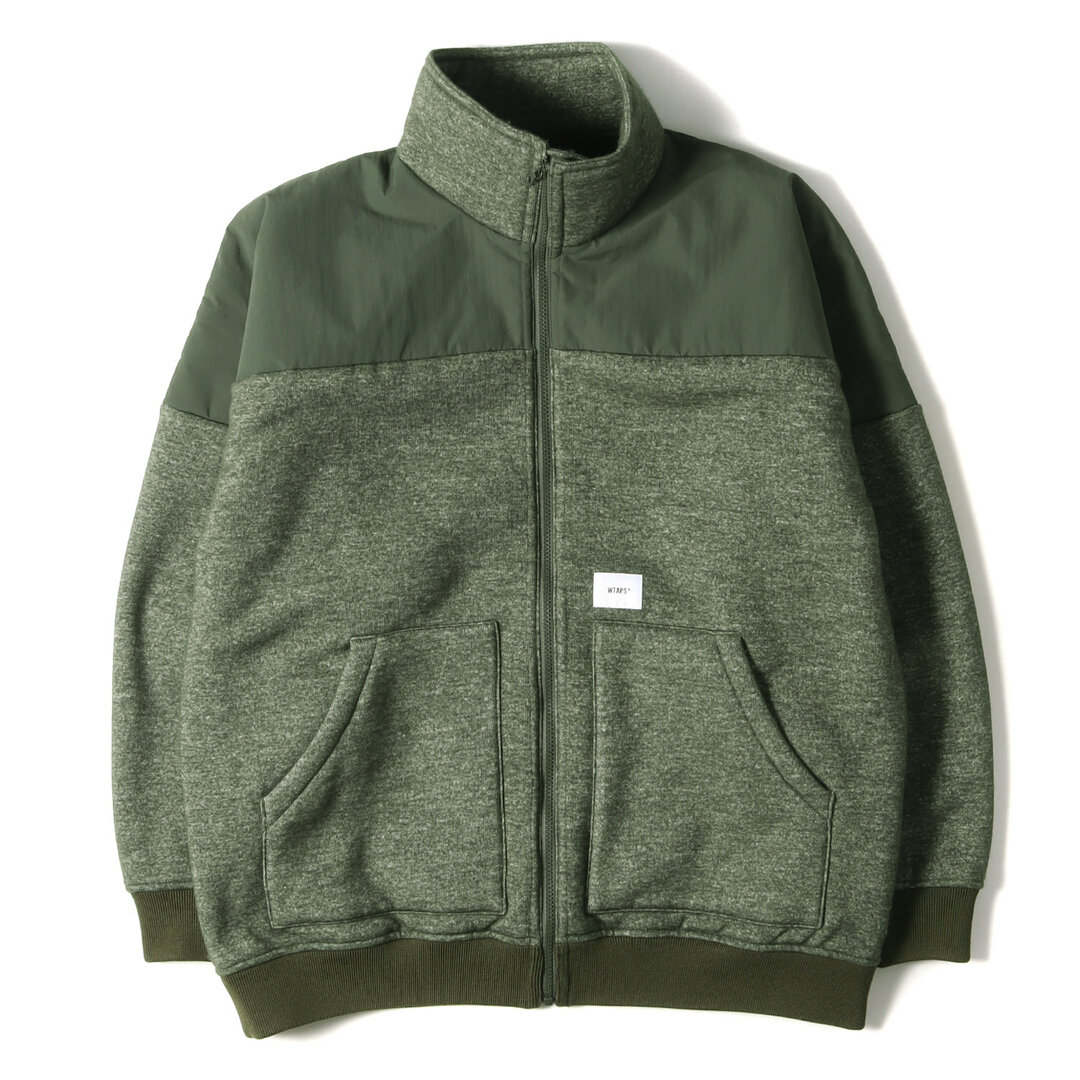 WTAPS ダブルタップス ジャケット ロゴテープ パイルボア ミリタリージャケット MERCER / JACKET 22AW オリーブドラブ L アウター ブルゾン【メンズ】【美品】