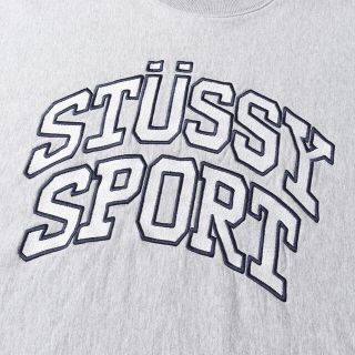 STUSSY ステューシー スウェット 22AW STUSSY SPORTロゴ オーバーサイズ RELAXED OVERSIZED CREW オリーブ M トップス シンプル カジュアル ブランド 【メンズ】