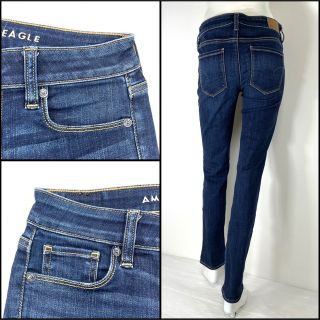 アメリカンイーグル(American Eagle)のアメリカンイーグル スキニー スーパーストレッチ US0 Mサイズ 70cm(デニム/ジーンズ)