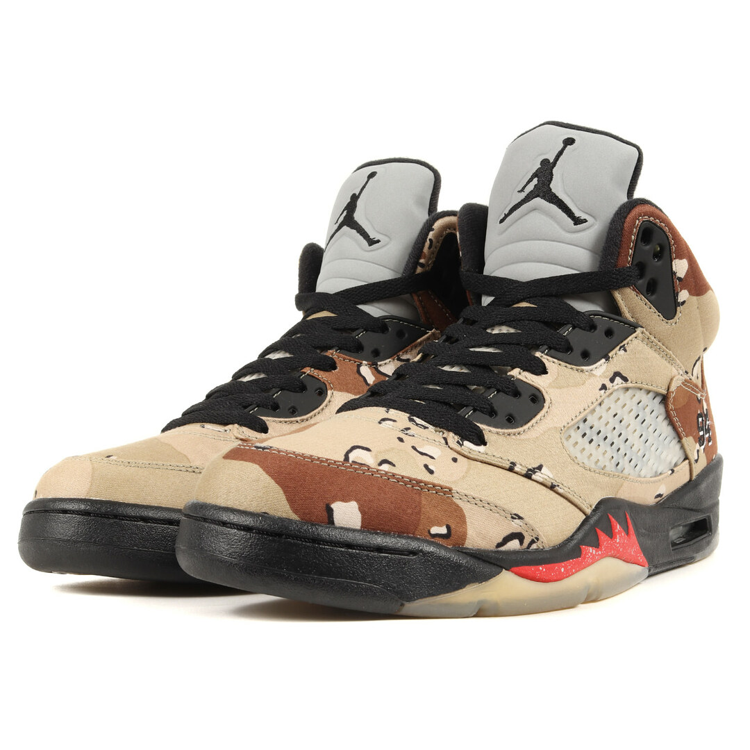 Supreme シュプリーム NIKE AIR JORDAN 5 RETRO (824371-201) 15AW ナイキ エアジョーダン 5 レトロ デザートカモ 迷彩 バンブー サイズ：US9 27.0cm スニーカー コラボ【メンズ】