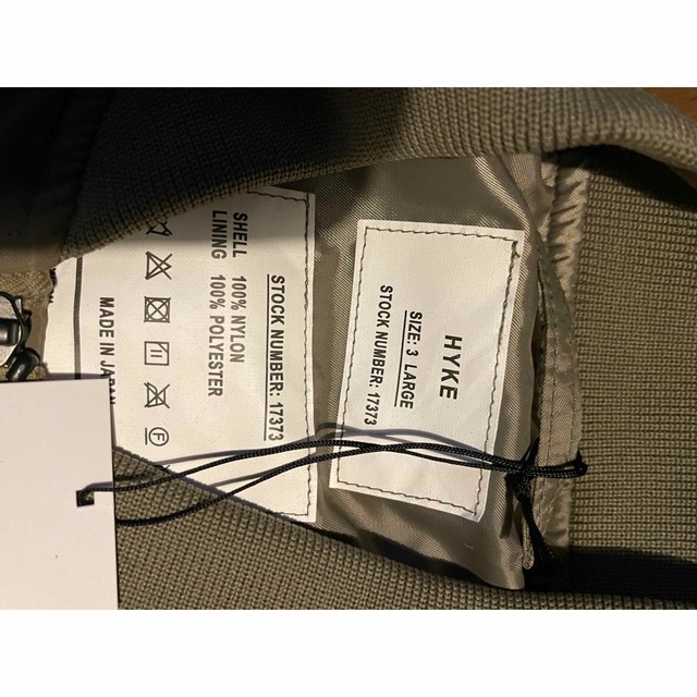 HYKE 2023SS新作 TYPE L-2A JACKET ユニセックス 格安 33600円引き