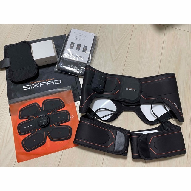人気色 SIXPAD ボトムベルトエレクトロードパッド、レッグベルトジェル