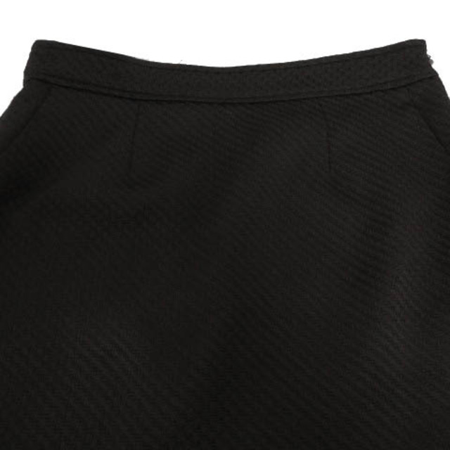 SNIDEL(スナイデル)のスナイデル snidel スカート 台形 ジャガード ひざ丈 ブラック 黒 0 レディースのスカート(ひざ丈スカート)の商品写真