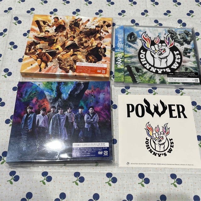 ジャニーズWEST POWER ３形態　初回A B 通常盤　セット