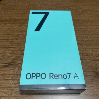 オッポ(OPPO)の＊ 【新品未使用】OPPO Reno7 A / SIMフリー《ドリームブルー》(スマートフォン本体)