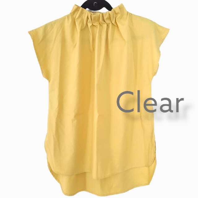 clear(クリア)の美品clearブラウス レディースのトップス(シャツ/ブラウス(半袖/袖なし))の商品写真
