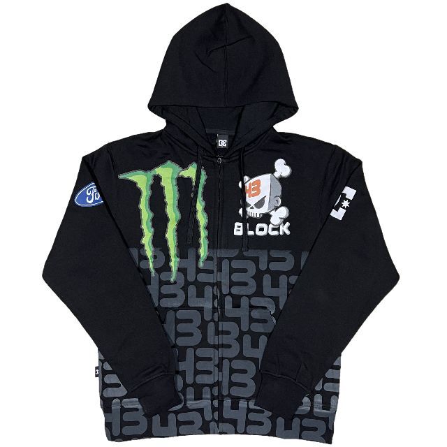 MONSTER ENERGY DC Ken Block ジップアップパーカー M - パーカー