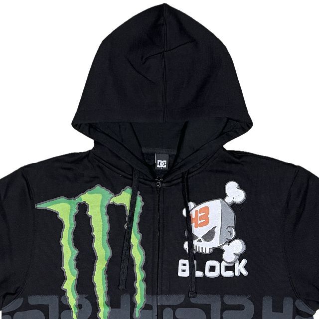 MONSTER ENERGY DC Ken Block ジップアップパーカー M