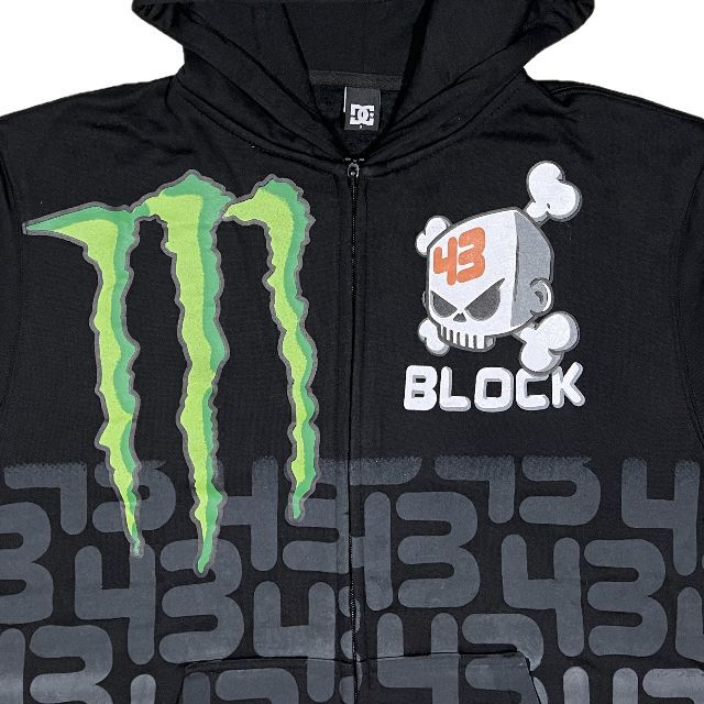 MONSTER ENERGY DC Ken Blockジップアップパーカー M