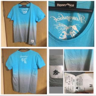 グランドキャニオン(GRAND CANYON)の値下げ Honey Phickグラデーション加工 ロゴTシャツ未使用(その他)