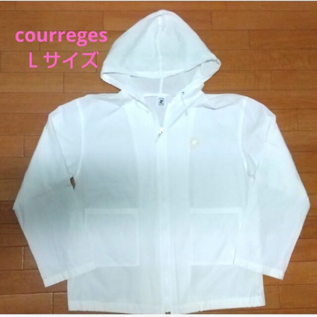 Courreges(クレージュ)のcourreges レディース パーカー  ジャケット コットン100% 薄手 レディースのトップス(パーカー)の商品写真