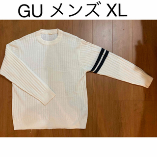 ジーユー(GU)のジーユー　ホワイトニットセーター(ニット/セーター)