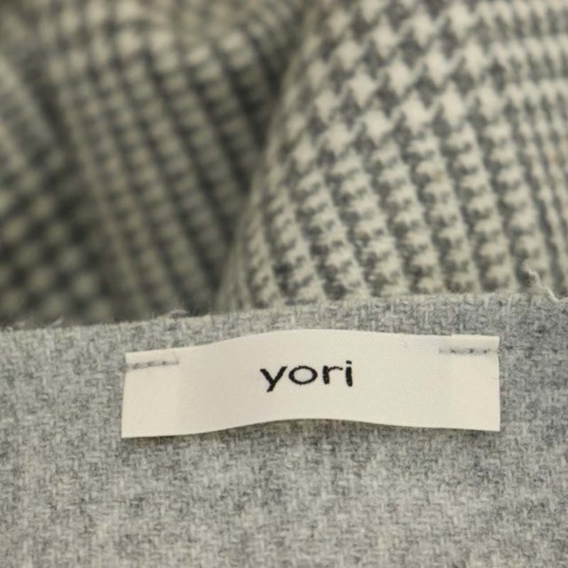 yori チェックロングジレ　新品