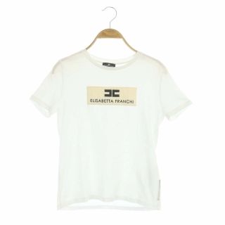 アザー(other)のエリザベッタフランキ カットソー Tシャツ 半袖 ロゴ 38 白 /ZA ■OS(Tシャツ(半袖/袖なし))